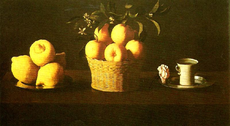 Francisco de Zurbaran still life